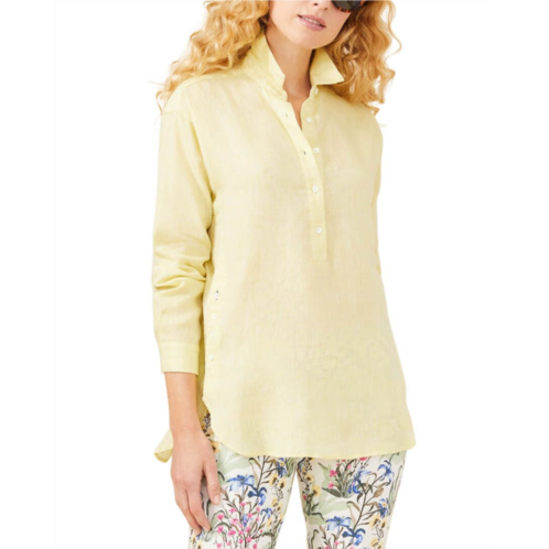 J.McLaughlin fallon linen blouse