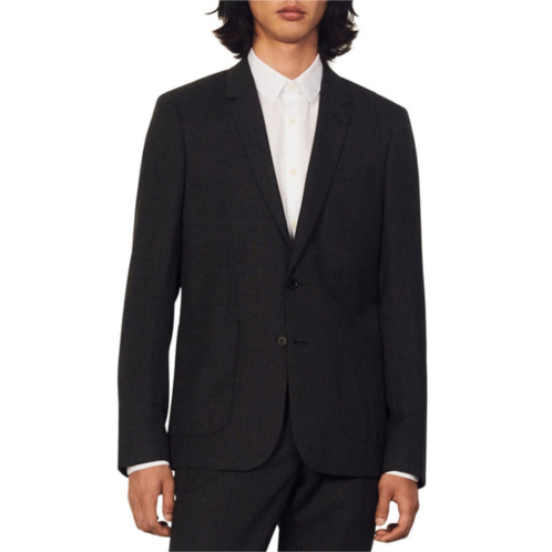 Sandro legacy wool suit jacket