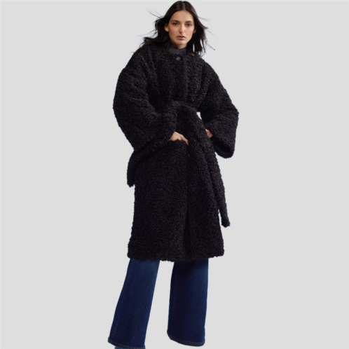 Cynthia Rowley faux fur long coat
