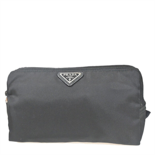 Prada tessuto synthetic clutch bag (pre-owned)