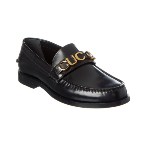 Gucci leather loafer