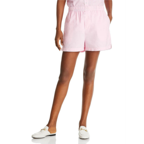 Monrow womens poplin solid casual shorts