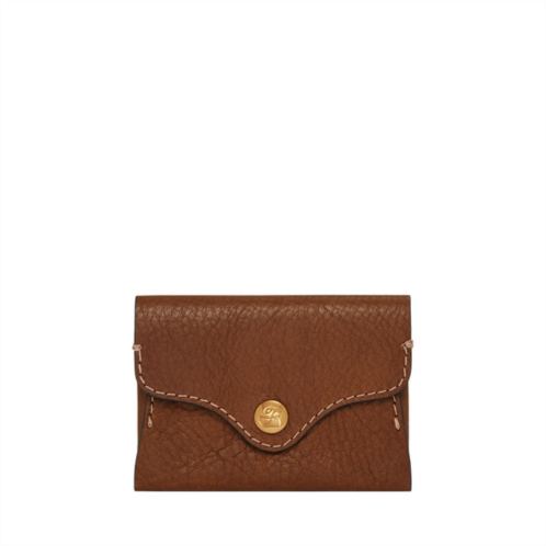 Fossil womens heritage litehide leather card case