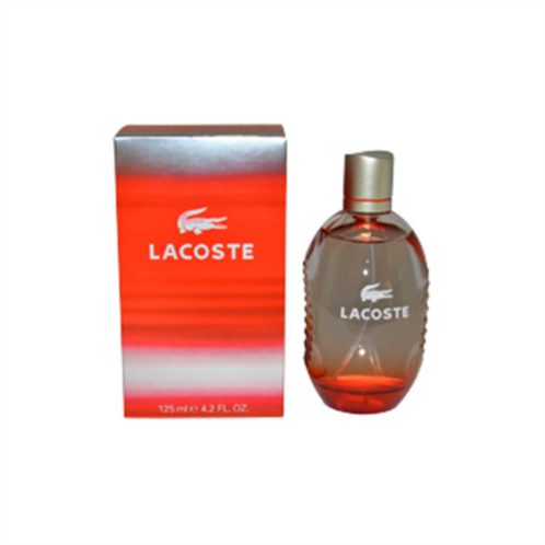Lacoste m-1205 red style in play by for men - 4.2 oz edt cologne spray