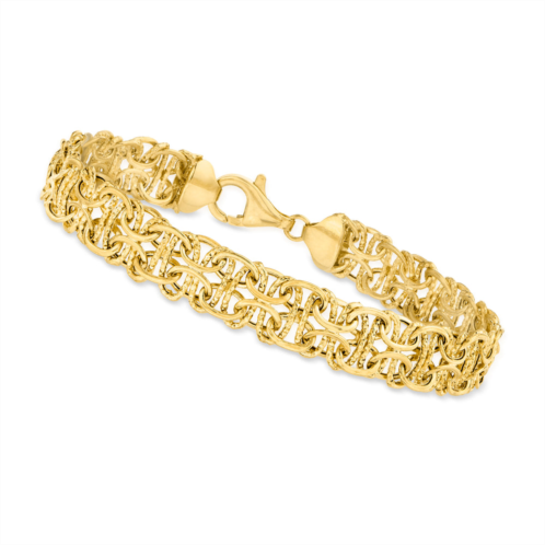 Canaria Fine Jewelry canaria 10kt yellow gold interlocking link bracelet
