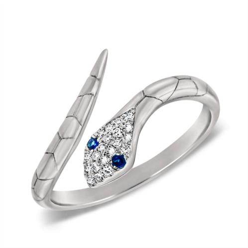 Sabrina Designs 14k gold & diamond snake ring