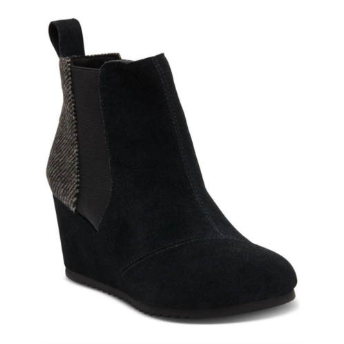 Toms emery womens suede ankle chelsea boots