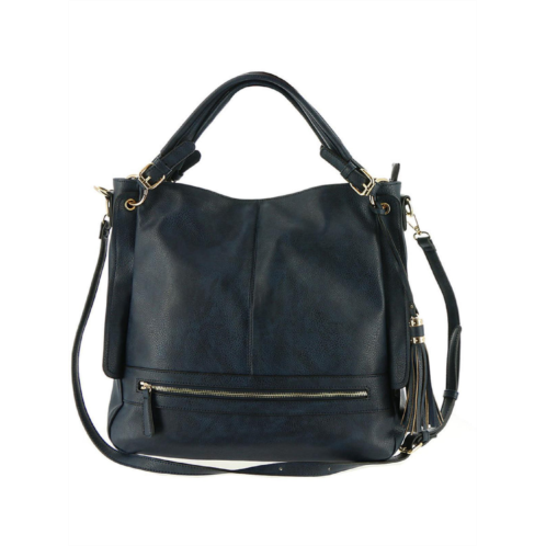 Urban Expressions finley womens pebbled vegan leather hobo handbag
