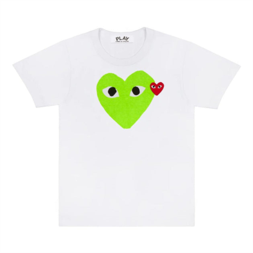 Comme Des Garcon white hearts t-shirt