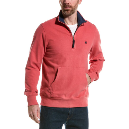 Brooks Brothers sueded jersey 1/2-zip pullover