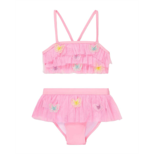 Flapdoodles butterfly tutu 2pc swimsuit
