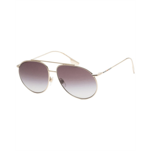 Burberry womens be3138 61mm sunglasses