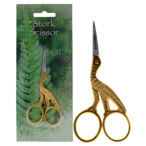 Satin Edge stork scissors - gold by for unisex - 3.5 inch scissors