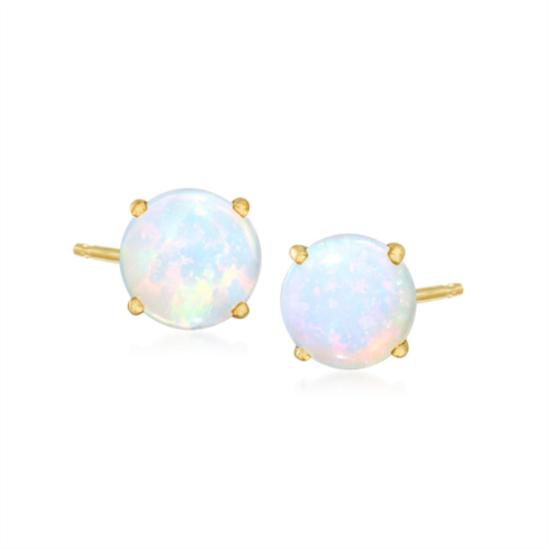 Ross-Simons opal stud earrings in 14kt yellow gold