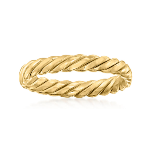 RS Pure ross-simons 14kt yellow gold twisted ring