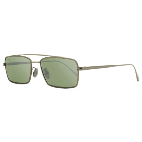 Omega mens rectangular sunglasses om0028h 08q gunmetal 56mm
