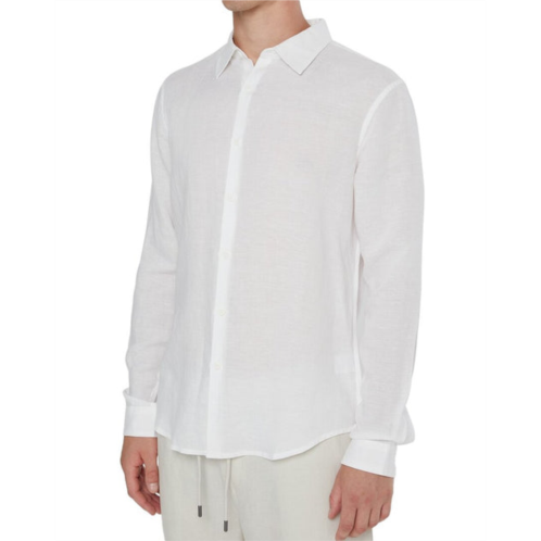 Onia air linen-blend shirt