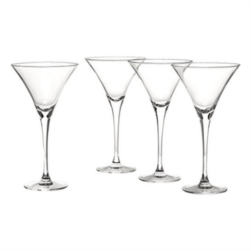 Lenox tuscany classics 4-piece martini glass set, 3.35 lb, clear
