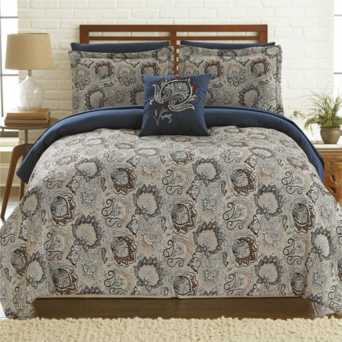 Modern Threads 8-piece printed reversible complete bed set corsicana
