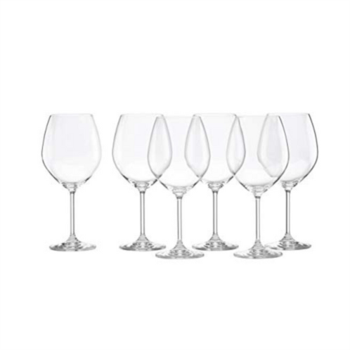 Lenox tuscany classics red wine glass set, 6 count, clear