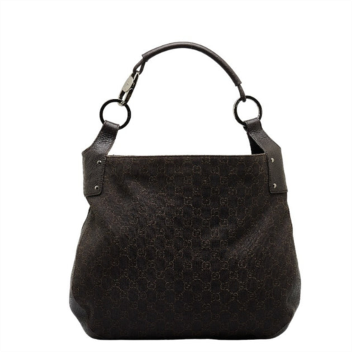 Gucci canvas shopper bag (pre-owned)
