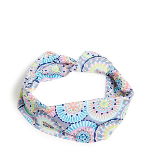 Vera Bradley cotton knotted headband with buttons