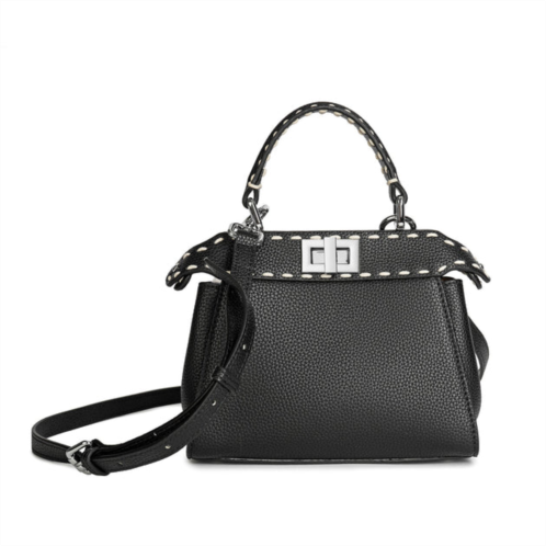 Tiffany & Fred top-grain leather satchel/shoulder bag