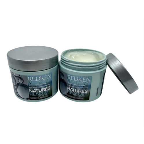 Redken natures rescue cooling deep conditioner all hair types 4.2 oz set of 2
