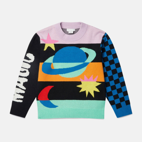 Stella McCartney multicolor cosmic knit sweater