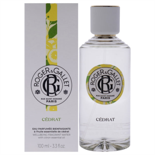 Roger & Gallet cedrat citron by for unisex - 3.3 oz fresh fragrant water spray