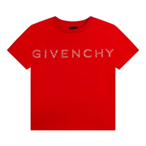 Givenchy red logo t-shirt