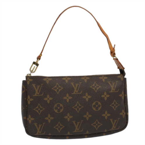 Louis Vuitton pochette accessoire canvas clutch bag (pre-owned)