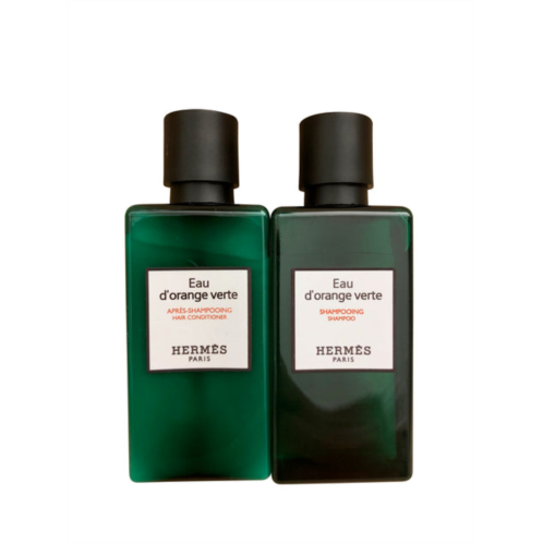Hermes eau dorange verte shampoo 1.35 oz & conditioner travel set 1.35 oz
