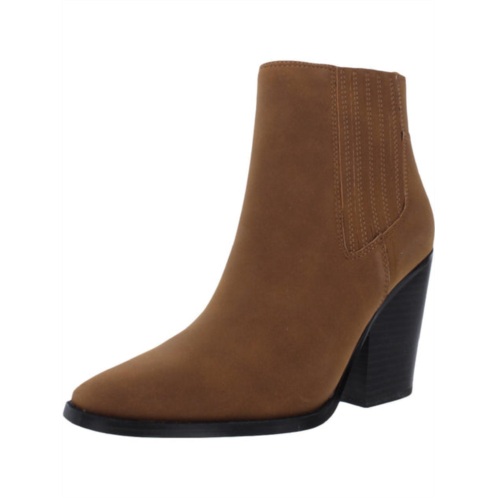 Kendall + Kylie colt-bootie womens faux suede pointed toe ankle boots