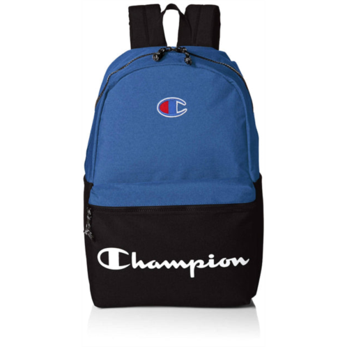 Champion mens manuscript backpack in blue