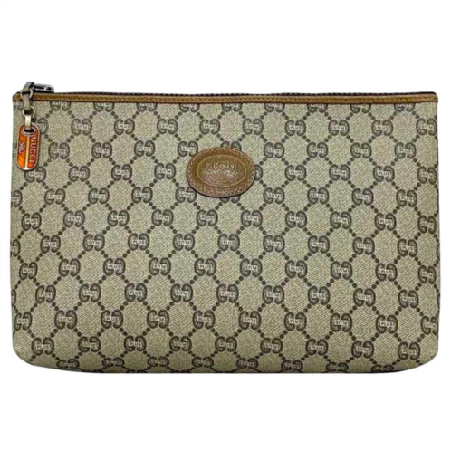 Gucci gg plus canvas clutch bag (pre-owned)