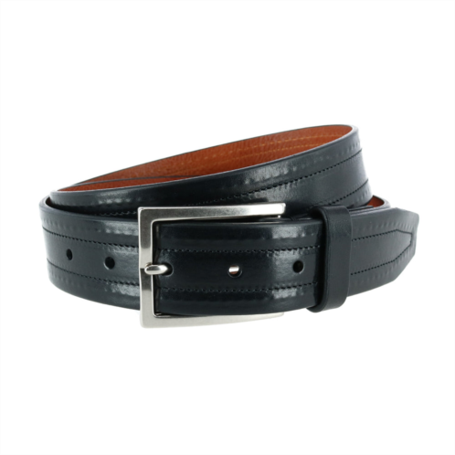 Trafalgar wesley covered stitch casual leather belt