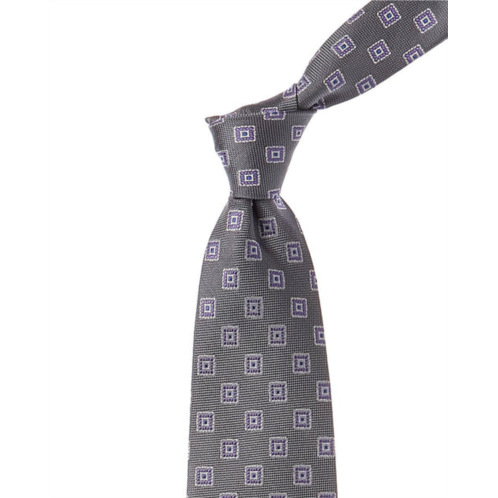 Brooks Brothers grey square silk tie
