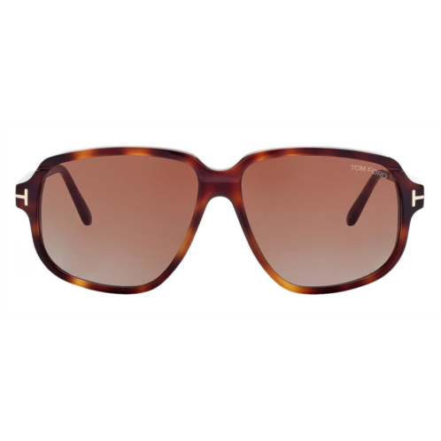 Tom Ford anton m ft1024 52f square sunglasses