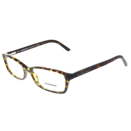 Burberry be 2073 3002 53mm unisex rectangle eyeglasses 53mm