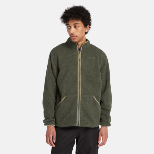 Timberland mens high pile fleece fz jacket