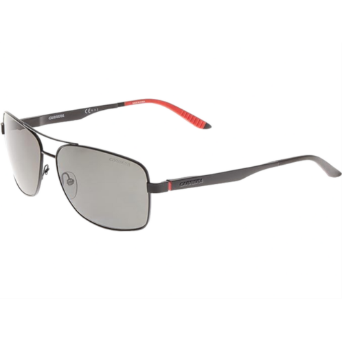 Carrera mens 8014/s dark ruthenium grey polarized sunglasses