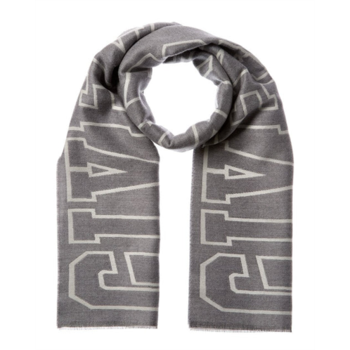 Givenchy college wool & silk-blend scarf muffler