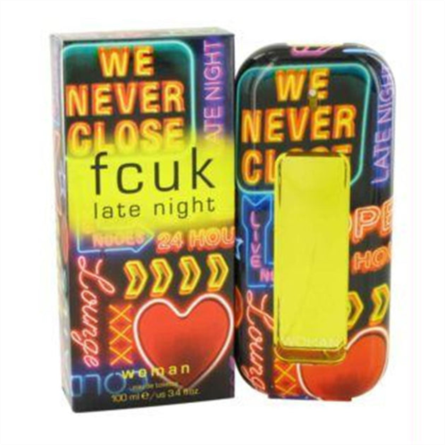 French Connection fcuk late night by eau de toilette spray 3.4 oz