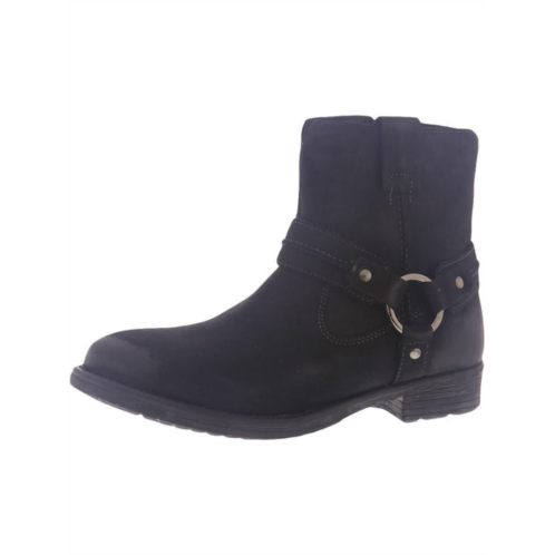 Earth ash everglade womens suede round toe booties