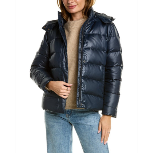 Brooks Brothers short puffer down coat