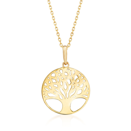 Ross-Simons 18kt yellow gold tree of life pendant necklace