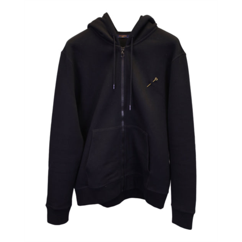 Louis vuitton double face travel hoodie in black cotton