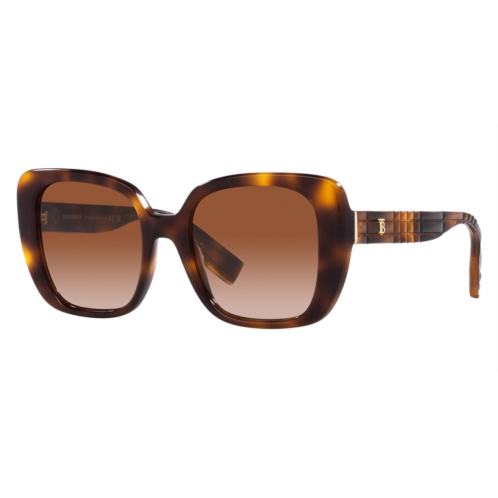 Burberry womens helena 52mm light havana sunglasses be4371-331613-52