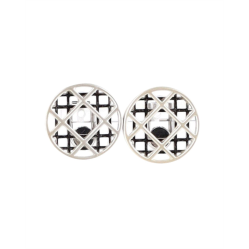 Dior christian clip-on earrings in sterling silver